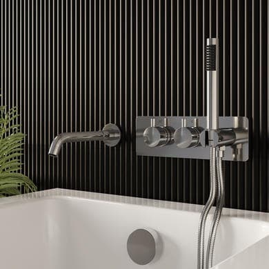 Arissa 2 Outlet Thermostatic Mixer Shower Set
