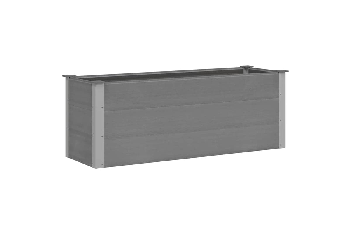 vidaXL 43607 Garden Raised Bed Wpc 150x50x54cm Grey