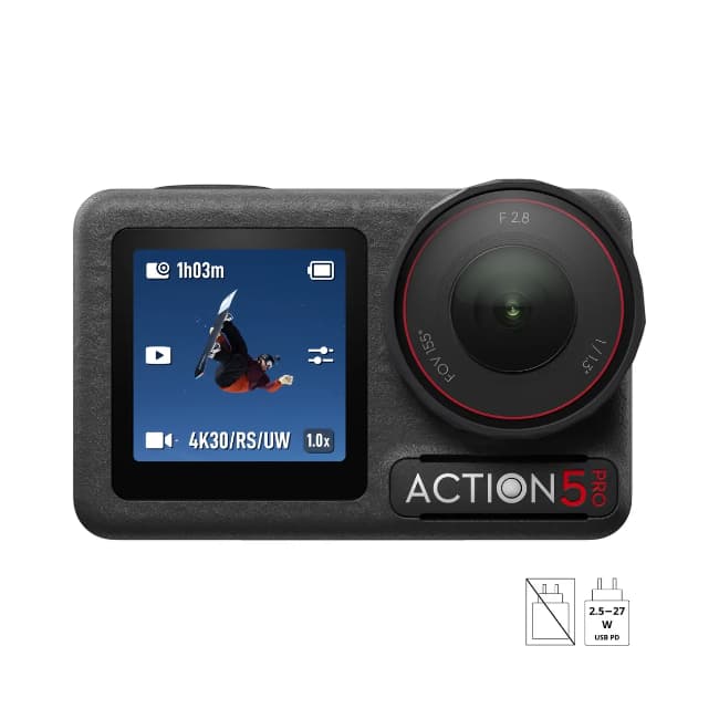 Dji Osmo Action 5 Pro Camera Standard Combo - Black | CPOS.00000349.02