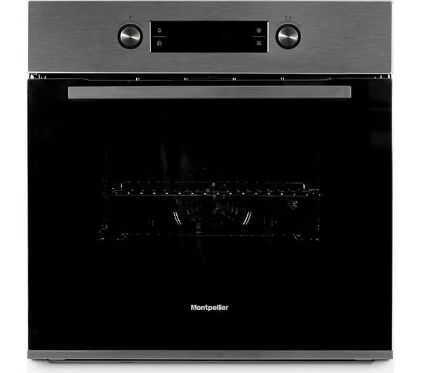 MONTPELLIER MMFSO70SS Electric Oven - Stainless Steel & Black