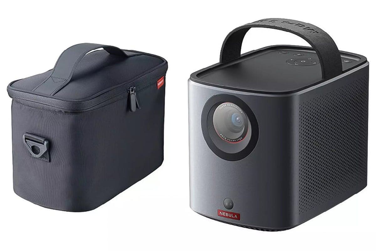 Anker Nebula Mars 3 Air Projector with Carry Case Bundle | Black
