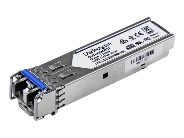 STARTECH.COM - Startech Cisco GLC-LH-SMD Compatible SFP Module, 1000BASE-LX/LH, 1GbE Single Mode (SMF) Fiber Optic Transceiver, 1GE Gigabit Ethernet SFP, LC Connector, 10km, 1310nm, DDM, Firepower - Lifetime Warranty (GLCLHSMDST) - SFP
