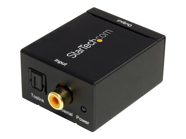 Startech SPDIF Digital Coaxial or Toslink Optical to Stereo RCA Audio Converter