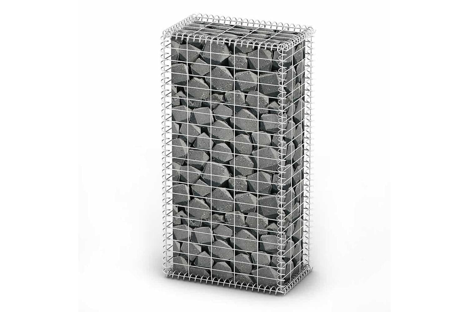 Vidaxl 141039 Gabion Basket With Lids Galvanised Wire 100 X 50 X 30 Cm
