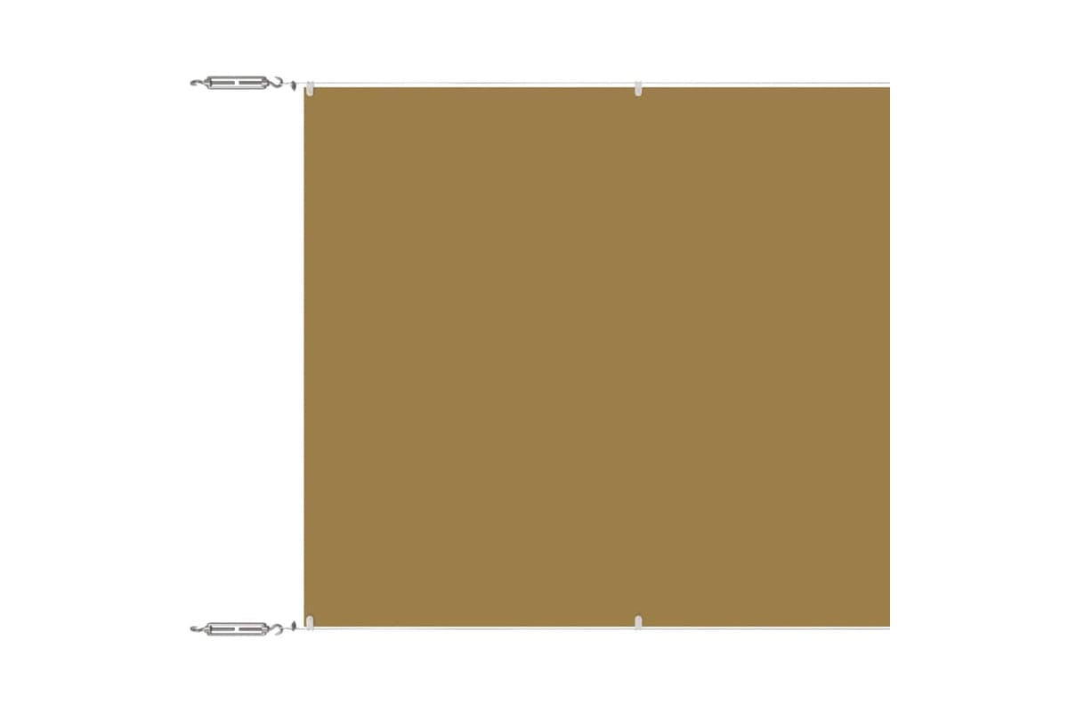 vidaXL 148252 Vertical Awning Beige 60x800cm Oxford Fabric