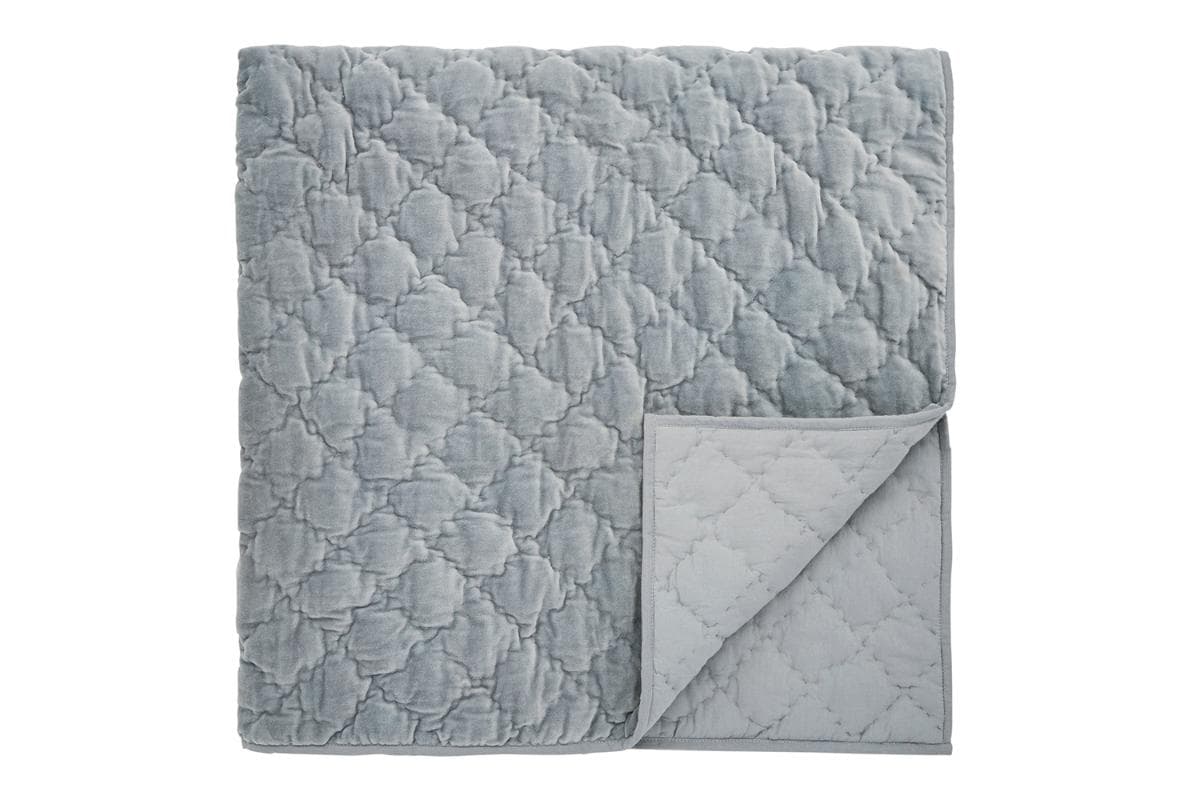 Bedeck of Belfast | Albany Danza Throw | Grey | 200 x 220 cm