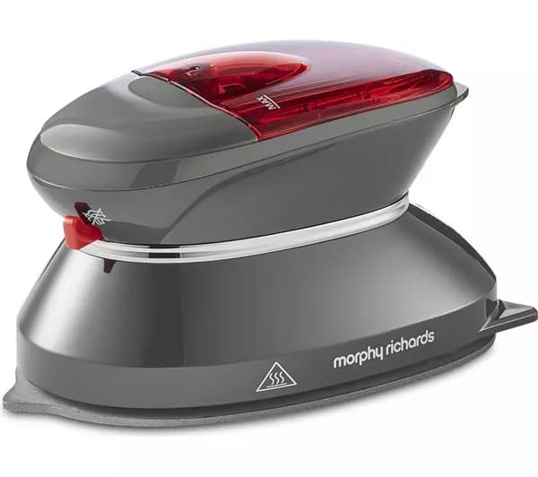 MORPHY RICHARDS Steam Compact 304000 Travel Steam Iron - Grey & Red