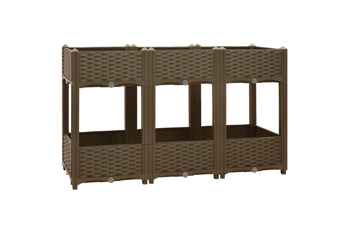 vidaXL 316521 Raised Bed 120x40x71cm Polypropylene