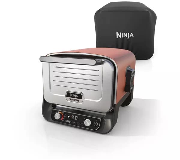 NINJA Woodfire OO103UK Electric Outdoor Oven with Cover - Terracotta