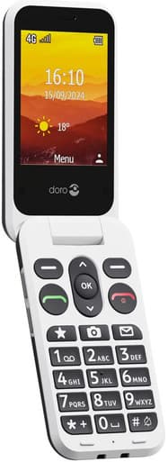 Doro Leva L20 Flip Phone - Black | 8744