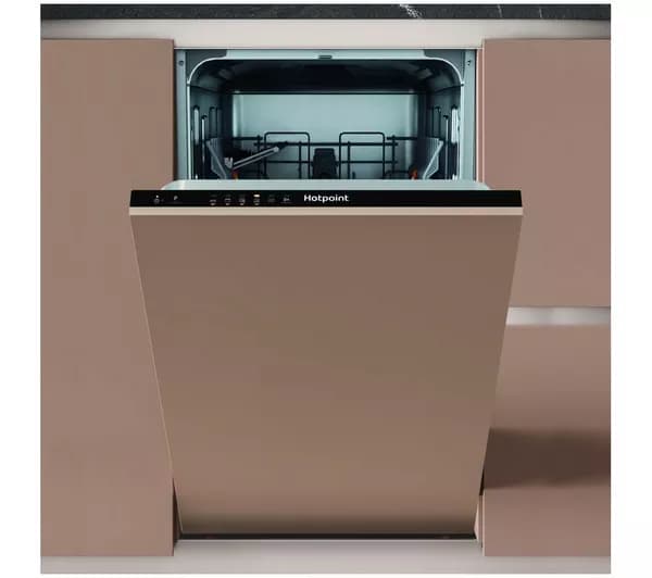 HOTPOINT HP2ID10CS80UK Integrated Slimline Dishwasher - Black