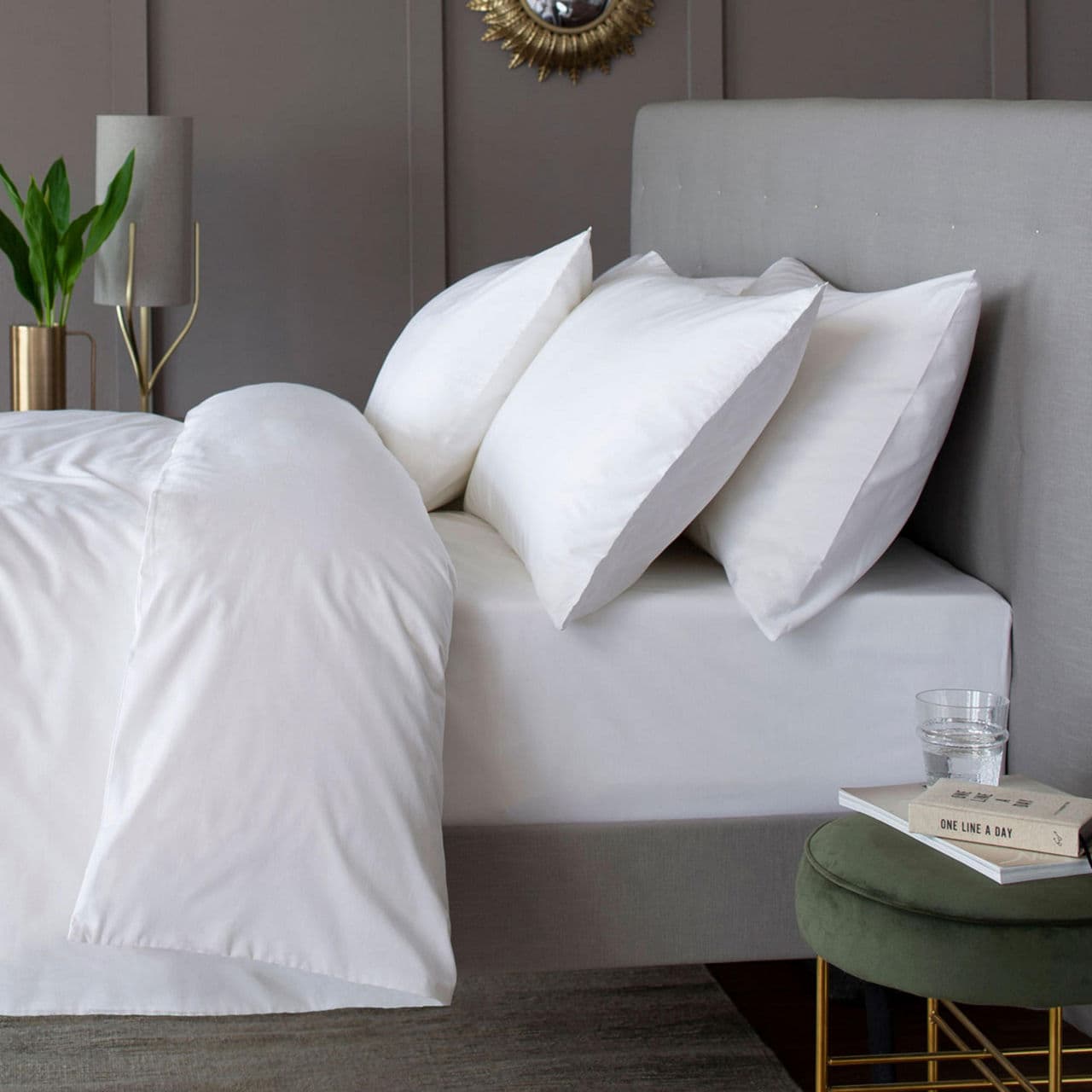 THE LYNDON COMPANY 200TC Cotton Percale Coordinated Bedding