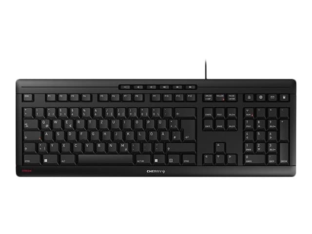 Cherry - STREAM KEYBOARD - keyboard - German - black Input Device