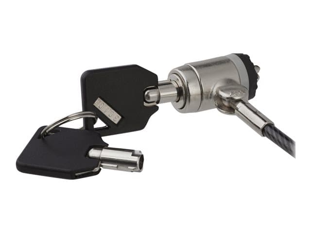 Startech 6ft (2m) Laptop Cable Lock with Keys, Keyed Security Cable Lock for Compatible K-Slot Laptops, Desktops, Computers & Other Devices, Anti-Thef