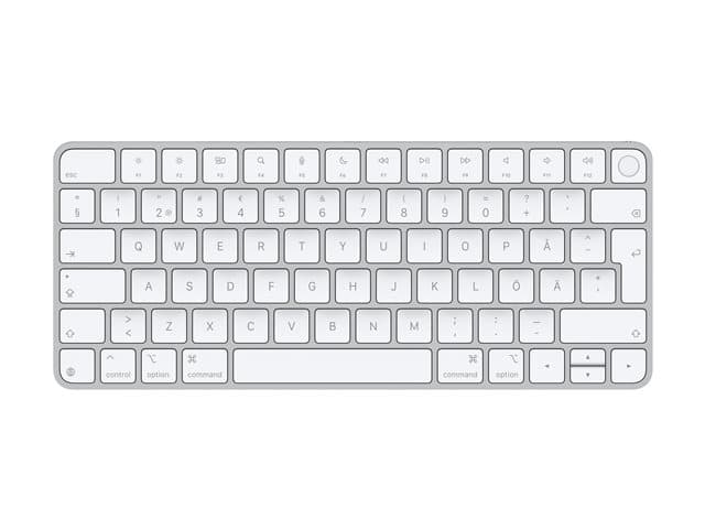 APPLE - Magic Keyboard with Touch ID - keyboard - USB-C - Swedish Input Device