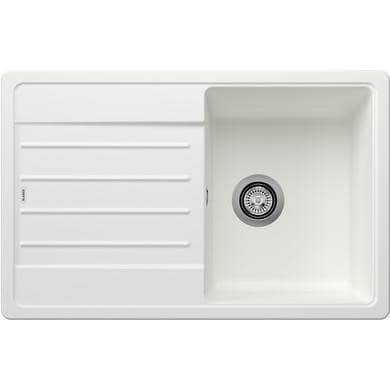 Blanco Legra 45 S Single Bowl Inset Silgranit Kitchen Sink - White