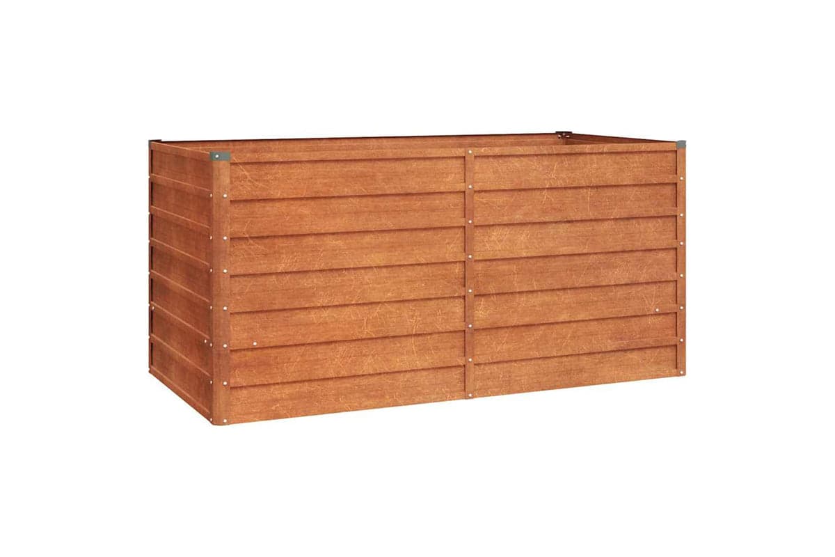 Vidaxl Garden Raised Bed Rusty 160x80x77 Cm Corten Steel