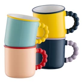 Bubble Set of Four Mugs