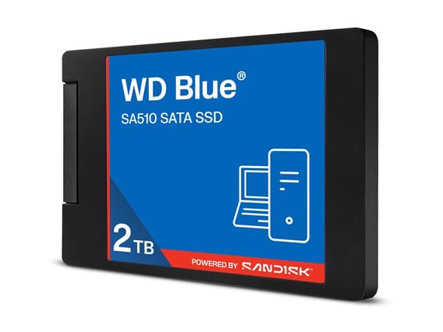 SANDISK - WD Blue SA510 - SSD - 2 TB - internal - 2.5" - SATA 6Gb/s