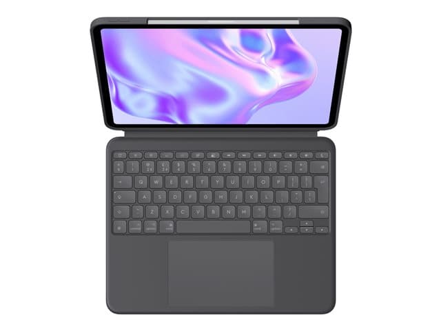 LOGITECH - Combo Touch - keyboard and folio case - with trackpad - QWERTY - UK - graphite Input Device
