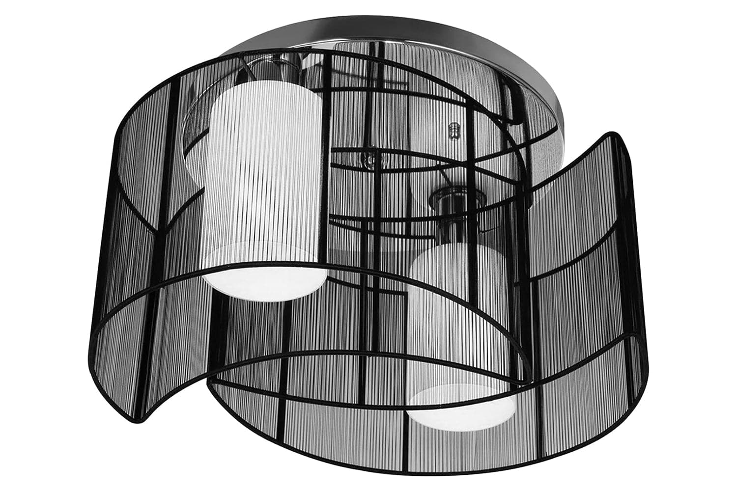 Homcom | Modern Ceiling Light | Black