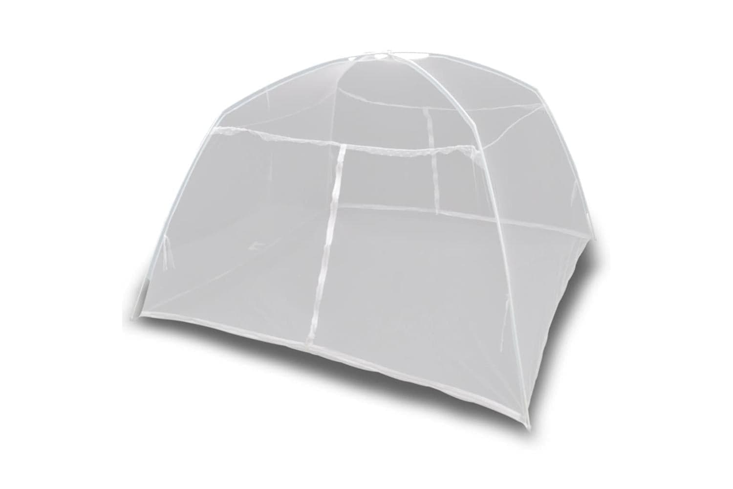 vidaXL 3054569 Camping Tent 200x150x145cm Fiberglass White