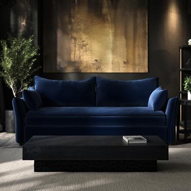 Gaia 3 Seater Pull-Out Sofa Bed with Storage