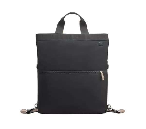 HP Convertible 14" Laptop Backpack Tote - Black & Taupe