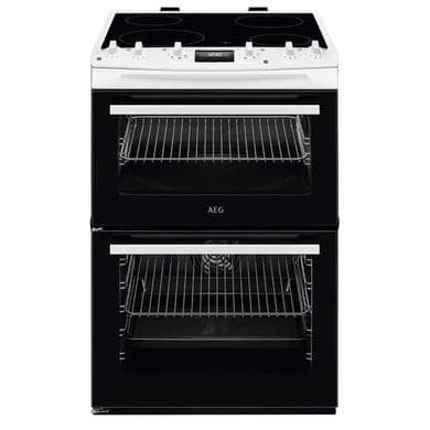 Refurbished AEG CCX6540ACW 60cm Electric Cooker - White