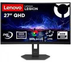 LENOVO Legion 27Q-2c Quad HD 27" Curved IPS LCD Gaming Monitor - Black