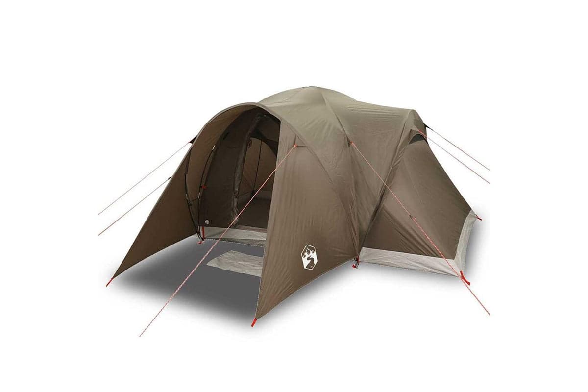Vidaxl Family Tent Dome 6-person Brown Waterproof