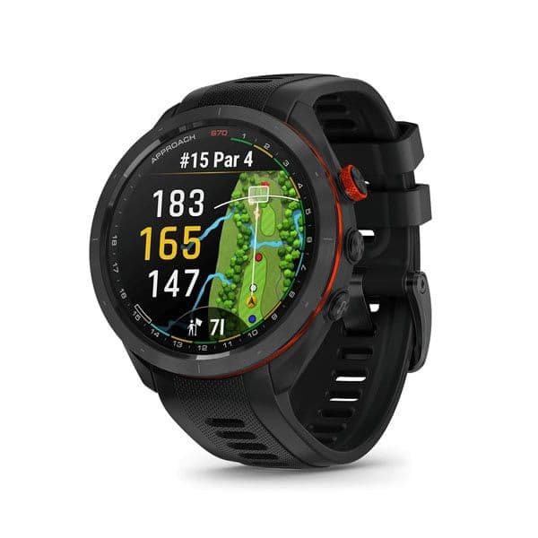 Garmin 010-02746-11 Approach S70 42mm Golf Watch – Black