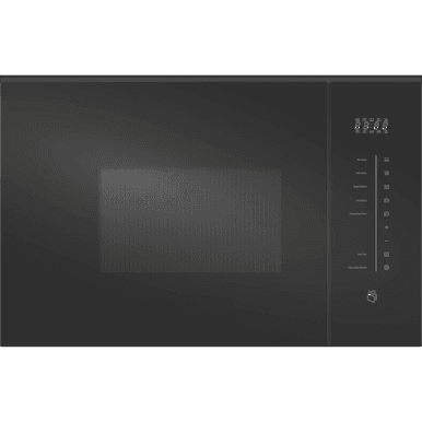 NordMende 25L Built In Microwave + Grill Black Glass | NM25BL
