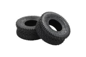 Vidaxl 145274 4 Piece Wheelbarrow Tire And Inner Tube Set 15x6.00-6 4pr Rubber