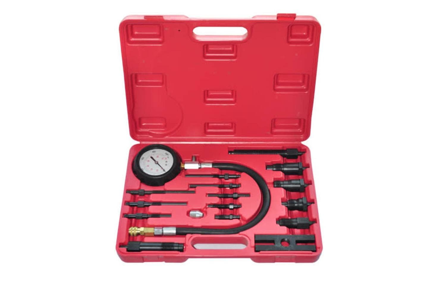 Vidaxl 210004 17 Piece Diesel Engine Compression Tester Kit