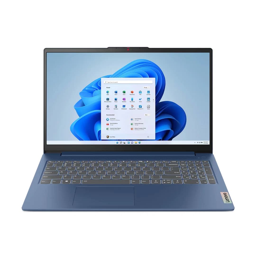 Lenovo IdeaPad Slim 3 15.6 Inch Full HD Laptop | Intel Core i5, 8GB RAM, 512GB SSD | Blue