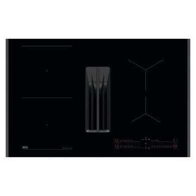 Refurbished AEG 6000 Series 80 cm 4 Zone Venting Induction Hob - Black