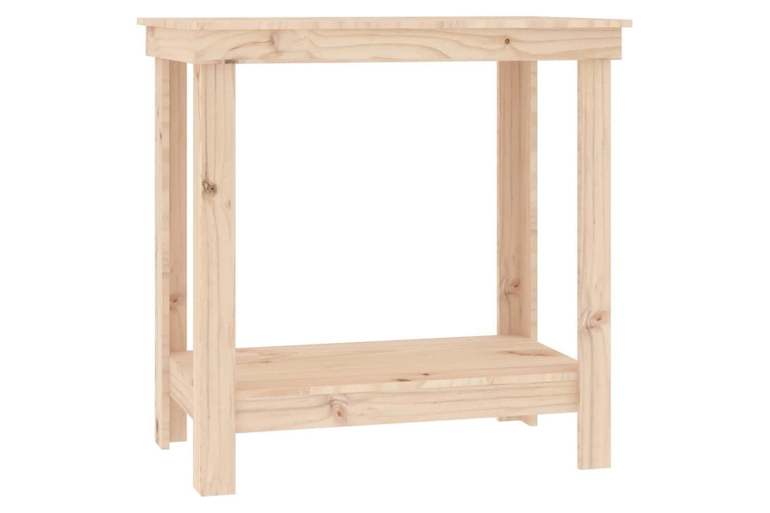 vidaXL 822496 Work Bench 80x50x80cm Solid Wood Pine
