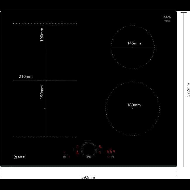 Neff N70 Induction Hob 60cm - Black | T56FHS1L0
