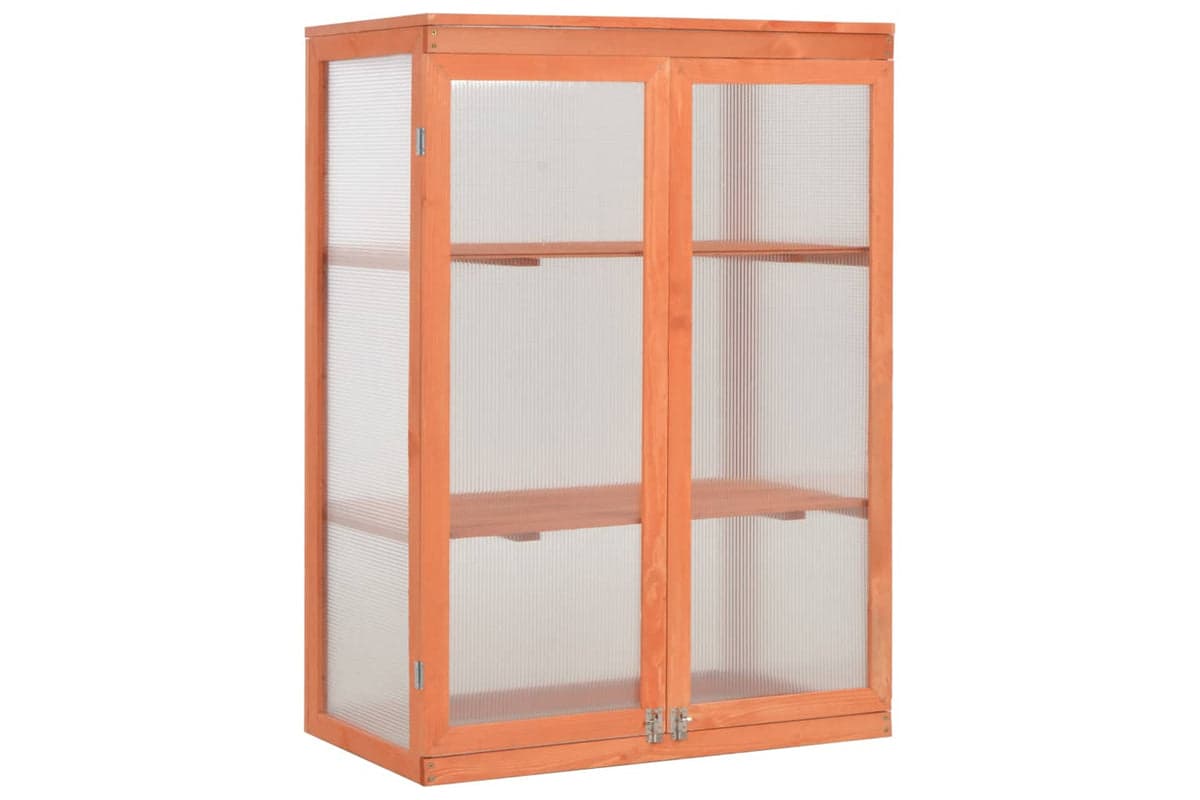 vidaXL 170646 Greenhouse Wood 75x47x109cm