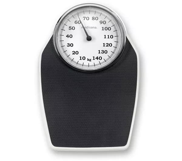 MEDISANA PSD Analog Bathroom Scale - Black
