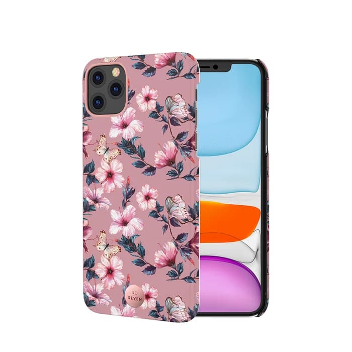 So Seven SSBKC0452 Seoul Pink Hibiscus iPhone 11 Pro Max Cover – Pink