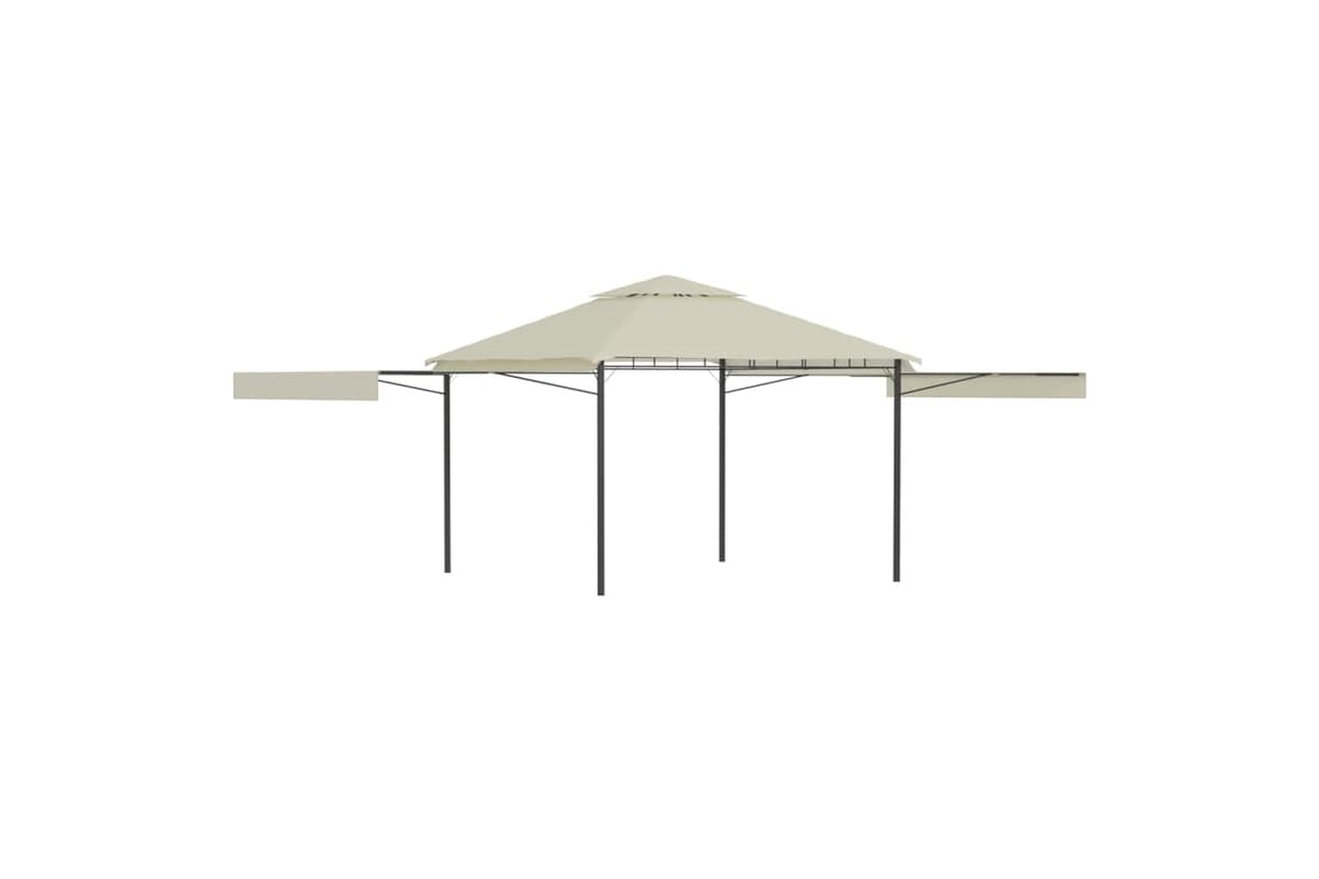 Vidaxl 48003 Gazebo With Double Extended Roofs 3x3x2.75 M Cream