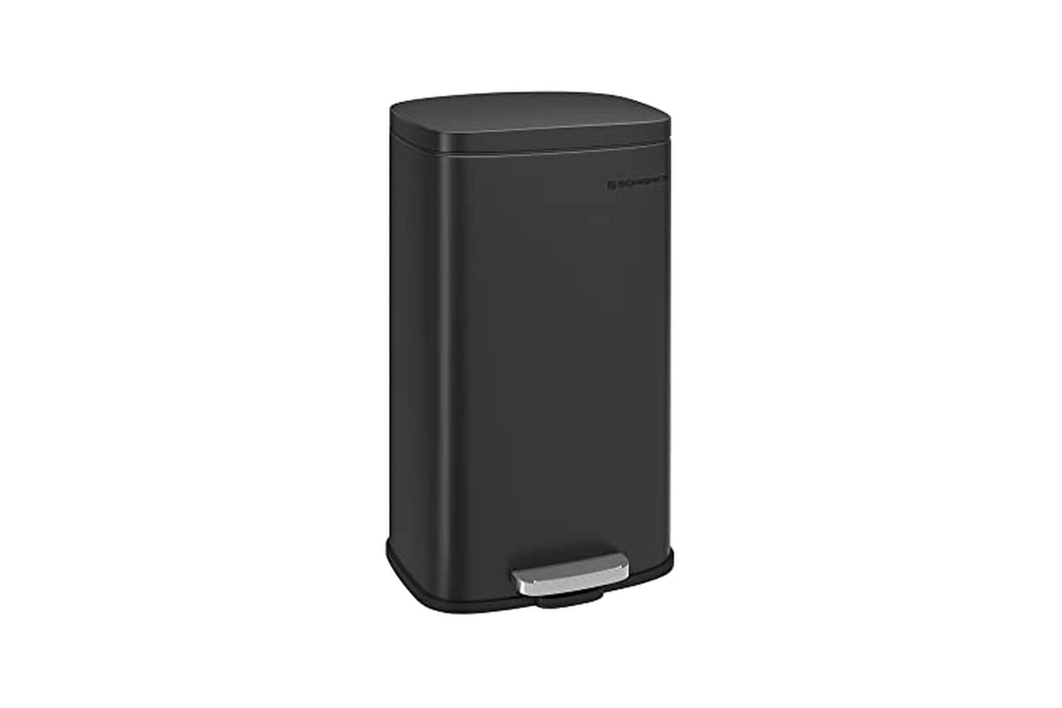 Songmics Kitchen Bin 30l | Pedal Bin | Steel | Black