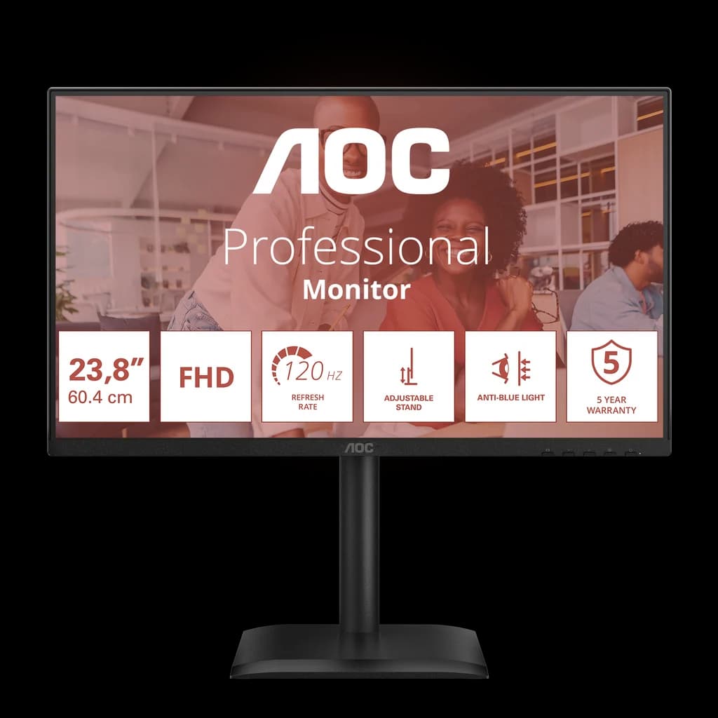AOC 23.8" FHD Monitor - Black | 24E4U