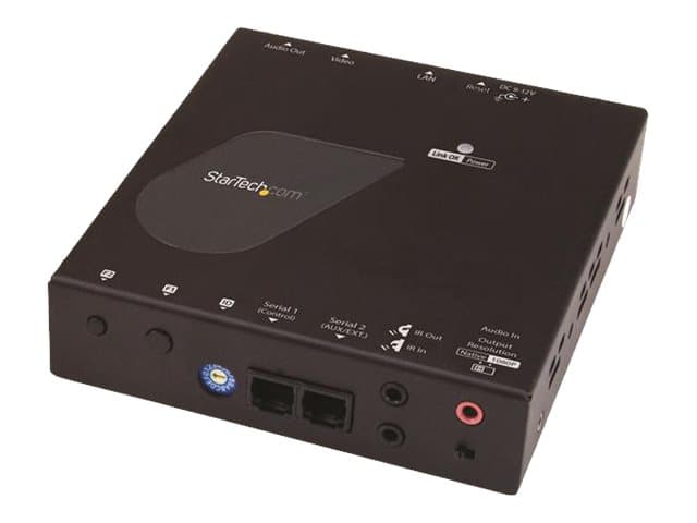 STARTECH.COM - Startech 4K HDMI over IP Receiver for ST12MHDLAN4K - 4K Receiver - HDMI Over Cat6 - 4k AV Receiver (ST12MHDLAN4R) - video/audio extender - 1GbE, HDMI