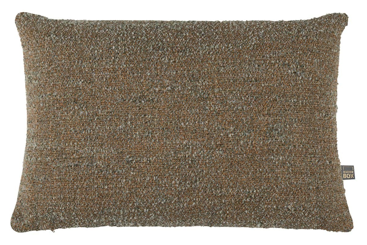 Zari Cushion | Copper/Green | 45 x 60 cm