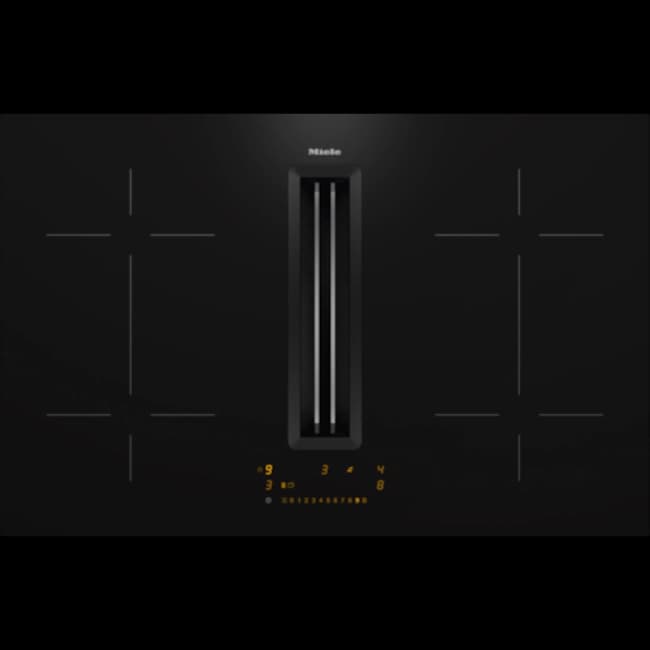 Miele Vented Induction Hob 80cm - Black | KMDA7473FL-U