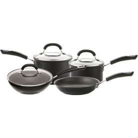 Total Hard Anodized Four-Piece Saucepan Set