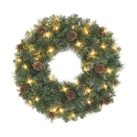 Puleo Pre-lit LED Cashmere Pinecone